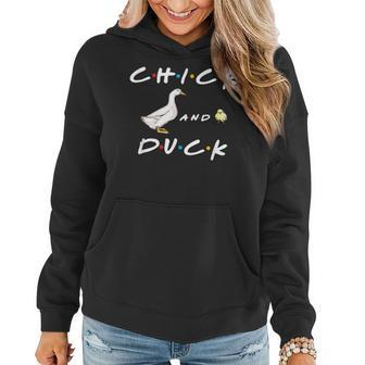 Chick And Duck Quote Women Hoodie - Monsterry