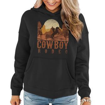 Cowboy Rodeo Western Texan Horseback Riding Cowboy Women Hoodie - Monsterry UK