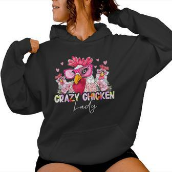 Crazy Chicken Lady Girls Chickens Lover Women Hoodie - Monsterry AU
