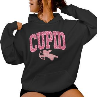 Cupid University Cute Women's N Girl Valentine's Day Women Hoodie - Monsterry AU