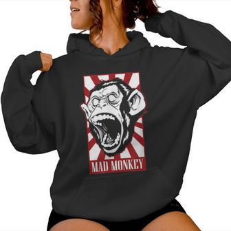 Cute Monkey Gas Father Dad Garage Women Women Hoodie - Monsterry AU