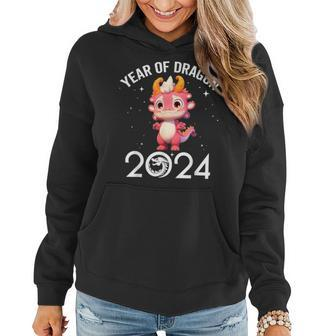 Cute New Year 2024 For Kid Girl Boy Year Of The Dragon Women Hoodie | Mazezy DE