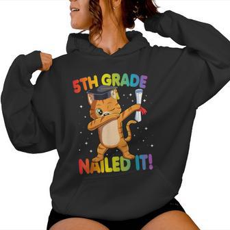 Dabbing Cat 5Th Grade Graduation Class 2020 Boys Girls Women Hoodie - Monsterry AU