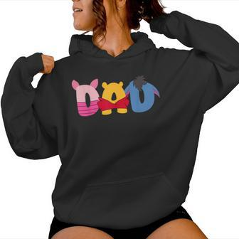 Dad And Mom Of The Birthday Girl Bear Family Matching Women Hoodie - Monsterry CA