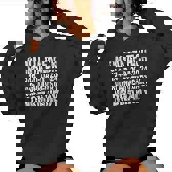 Del Día D Omaha Beach 1944 Normandía Ww2 80 Aniversario Sudadera con capucha para mujer - Regaloses