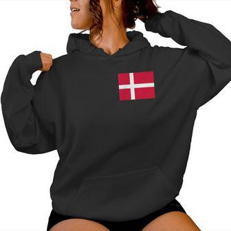 Denmark Flag Danmark Danish Flags Women's Kapuzenpullover für Damen - Geschenkecke