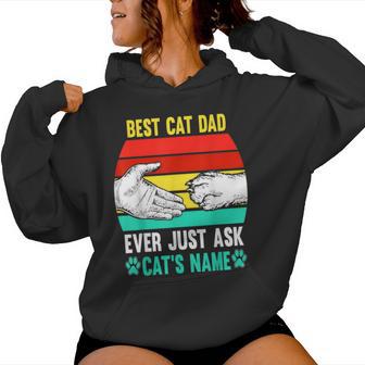 Die Beste Katze Hund Pferd Papa Mama Mama Aller Zeiten Fragen Sie Einfach Papa Mama Kätzchen Kapuzenpullover für Damen - Geschenkecke