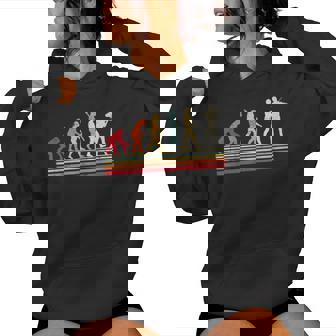 Divertidoiolín Evolution Of Manintage Retro Sudadera con capucha para mujer - Regaloses