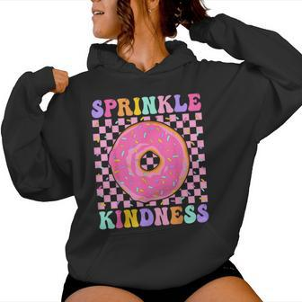 Donut Sprinkle Kindness Girls Doughnut Lover Women Hoodie - Thegiftio UK