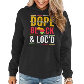 Dope Black And Loc'd Hair Men Women Hoodie - Monsterry DE