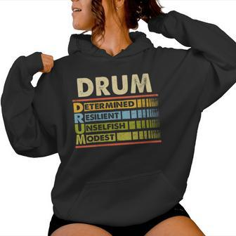 Drum Family Name Last Name Drum Women Hoodie - Seseable