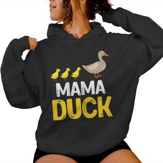 Ducks Duck Lover Mama Duck Women Hoodie - Monsterry AU