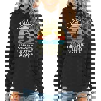 I Like Ducks And Maybe 3 People Duck Lover Women Hoodie - Thegiftio UK