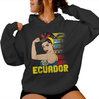 Ecuadorian Girl Ecuador Girl Chica Ecuatoriana Women Hoodie - Seseable