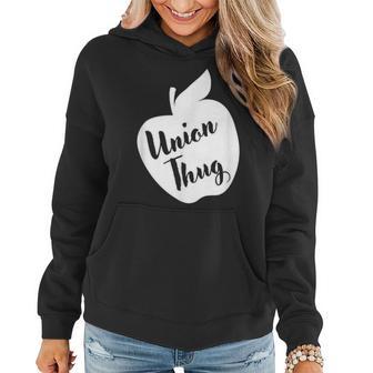 Ed Red Union Thug Teacher T Women Hoodie - Monsterry