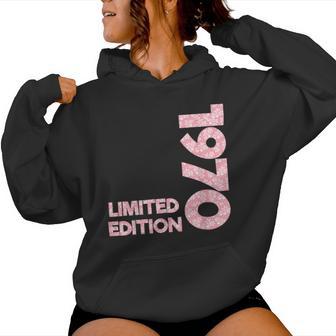 Edición Limitada 1970 Cumpleaños Es Niñas 1970 Nacido Sudadera con capucha para mujer - Regaloses