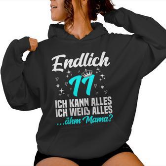 Endlich 11 Ähm Mama 11St Birthday Girls' S Kapuzenpullover für Damen - Geschenkecke