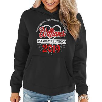 Family Reunion Picnic Roots Williams Last Name Women Hoodie - Seseable