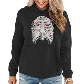 Flower Skull Sugar With Roses For Girls Mens Women Hoodie - Monsterry UK