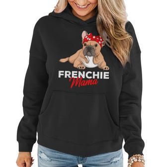 Frenchie Mama French Bulldog Dog Mom Cute Girls Women Hoodie - Monsterry CA