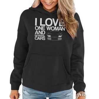 Car Guy I Love One Woman And Several Cars Women Hoodie - Monsterry DE