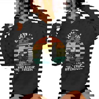 Chicken Retro Vintage I’M Fluent In Fowl Language Women Hoodie | Mazezy