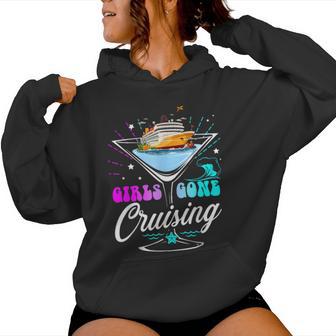 Cruising Squad 2024 Girls Gone Cruising Girl Love Trip Women Hoodie - Monsterry CA