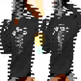 Just Ask Upside Down Pineapple Swinger Womens Women Hoodie - Thegiftio UK