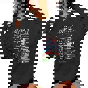 Reading S Abibliophobia T- Bookworm For Women Women Hoodie - Thegiftio