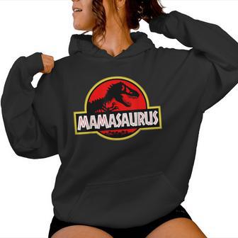 Retro Mamasaurus Kapuzenpullover für Damen - Geschenkecke