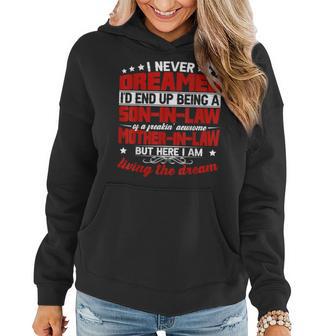 Son In Law Of A Awesome Mother In Law Christmas Family Women Hoodie - Monsterry CA