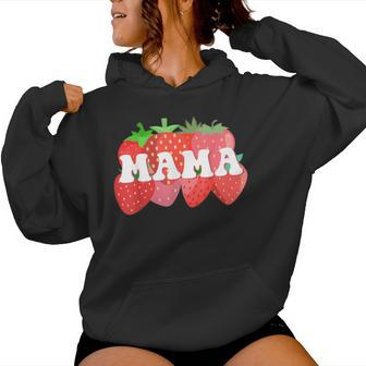 Strawberry Mama Cute Women Hoodie - Monsterry
