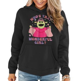 Who's That Wonderful Girl Could She Be Any Cuter Cute Women Hoodie - Seseable