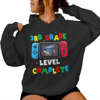 Game Controller Level 3Rd Grade Complete Boys Graduation Women Hoodie - Seseable