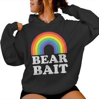 Gay Bear Bait Rainbow Lgbt Women Hoodie - Monsterry UK