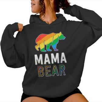 Gay Mama Bear Proud Mom Lgbtq Parent Lgbt Mother Women Hoodie - Monsterry DE