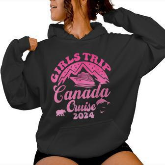 Girls Trip Canada Cruise 2024 Family Matching Couple Women Hoodie - Monsterry DE