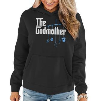 The Godmother Of New Baby Boy Pun Women Hoodie - Monsterry
