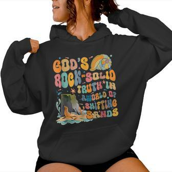 God's Rock Solid Breaker Rock Beach Vbs 2024 Christian Women Hoodie - Monsterry