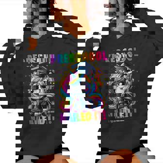 Graduation Preschool Unicorn Nailed It Pre-K Girls Grad Women Hoodie | Mazezy