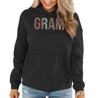 Gram Leopard Print Mom Cute Grandma Women Hoodie - Monsterry AU