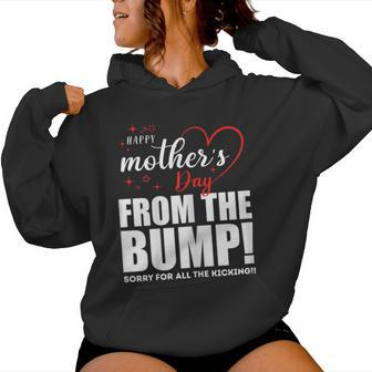 Happy Mother's Day From The Bump Pregnancy Women Hoodie - Thegiftio UK