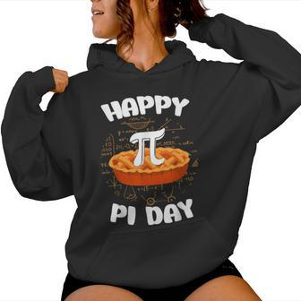 Happy Pi Pie Day For Math Teacher Students Pie Lovers Women Hoodie | Mazezy
