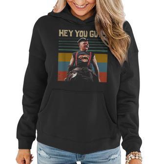 Hey You Guys Vintage Sloth Retro Women Hoodie - Monsterry CA