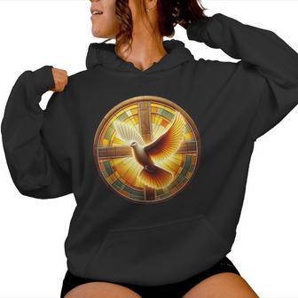 Holy Spirit Dove Powered Christian For And Women Women Hoodie - Thegiftio UK