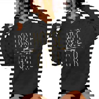 Horse Girl Farm Equestrian Horseback Riding Women Hoodie - Thegiftio UK