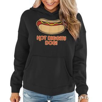 Hot Dog For And Hot Diggity Dog Women Hoodie - Monsterry CA