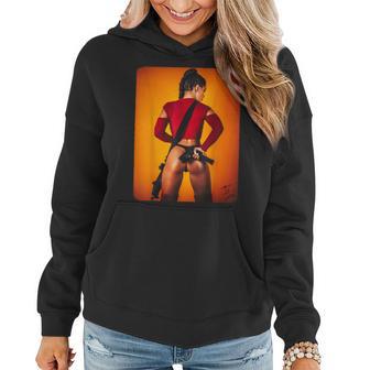 Hot Girl On For Girl With A Gun & Nice Ass Women Hoodie - Monsterry