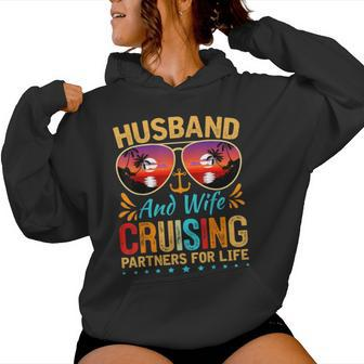 Husband Wife Cruising 2024 Cruise Vacation Couples Trip Women Hoodie - Seseable