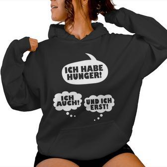 Ich Habe Hunger Pregnant Mum Twins Pregnancy Kapuzenpullover für Damen - Geschenkecke